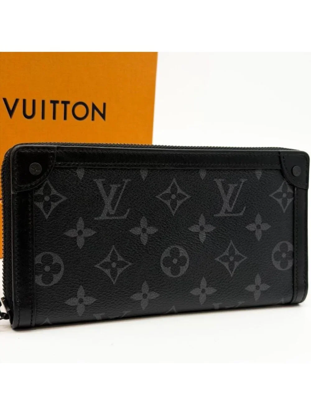 Louis Vuitton Zippy Wallet Trunk Eclipse Horizontal